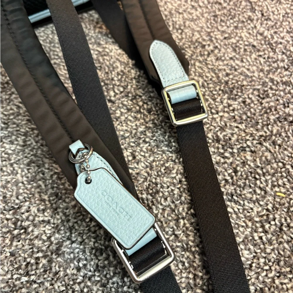 Coach Light Blue Backpack - Picture 11 of 15